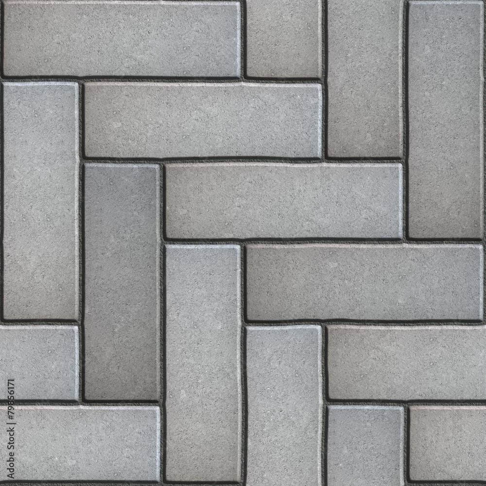 Obraz premium Gray Paving Slabs as Parquet.