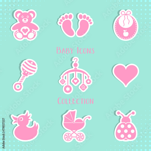 Baby icons collection