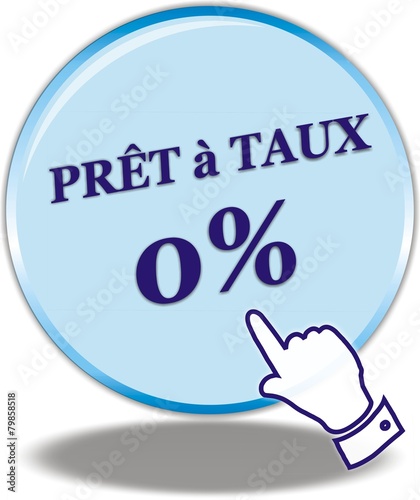 bouton prêt à taux 0%