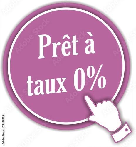 bouton prêt à taux 0%