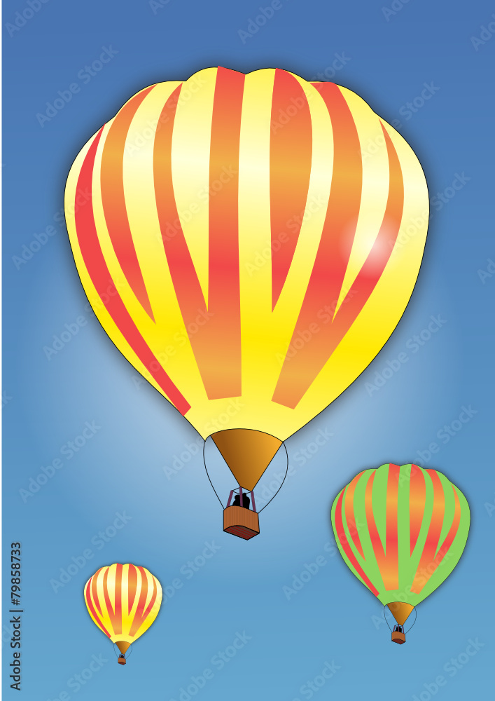 Fototapeta premium Montgolfière