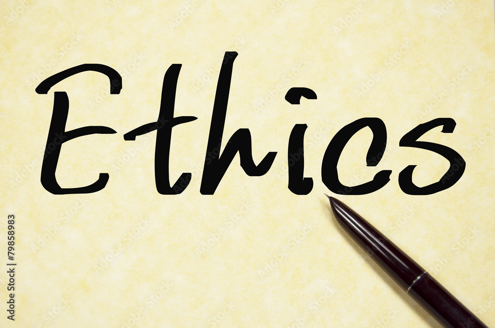 ethics word write on paper ethics word write on paper