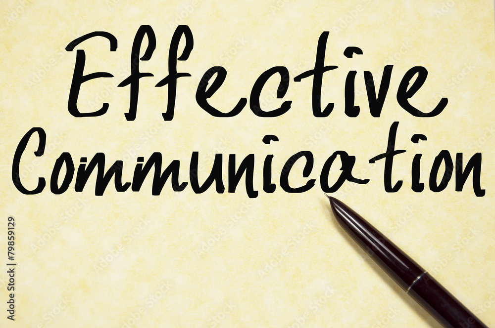 effective communication text write on paper effective communication text write on paper