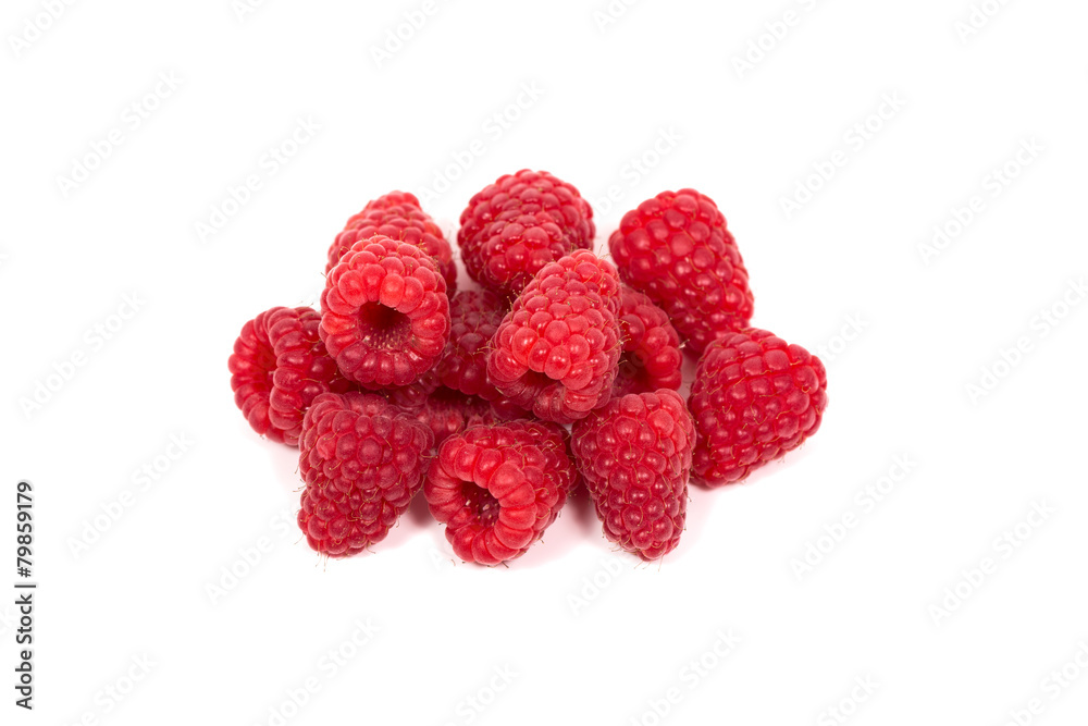 ripe red raspberry