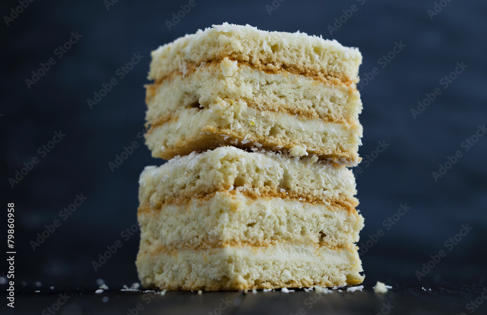 Fototapeta premium Homemade lemon cake