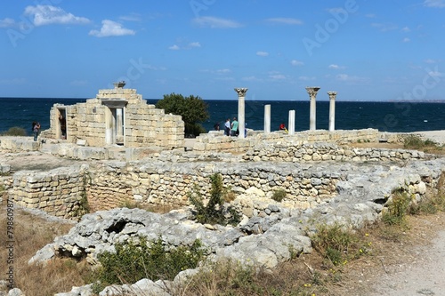 Ancient Greek Chersonesus Taurica near Sevastopol in Crimea.