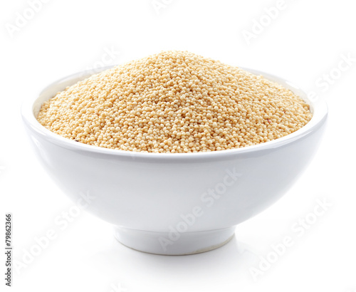 Schilderij op canvas bowl of amaranth seeds