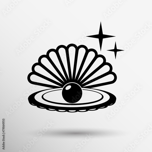 Gray web icon pearl isolated ball vector symbol element