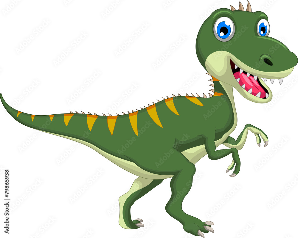 Fototapeta premium Cute dinosaur cartoon