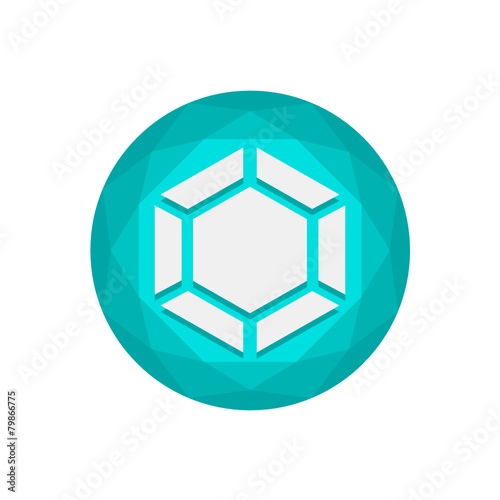 Vector Diamond Button