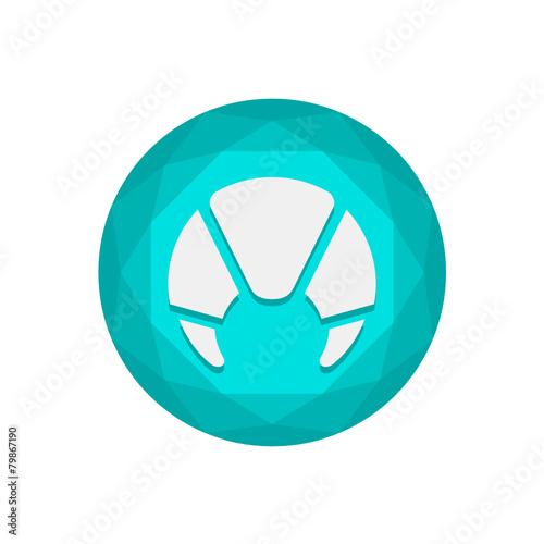 Vector Diamond Button