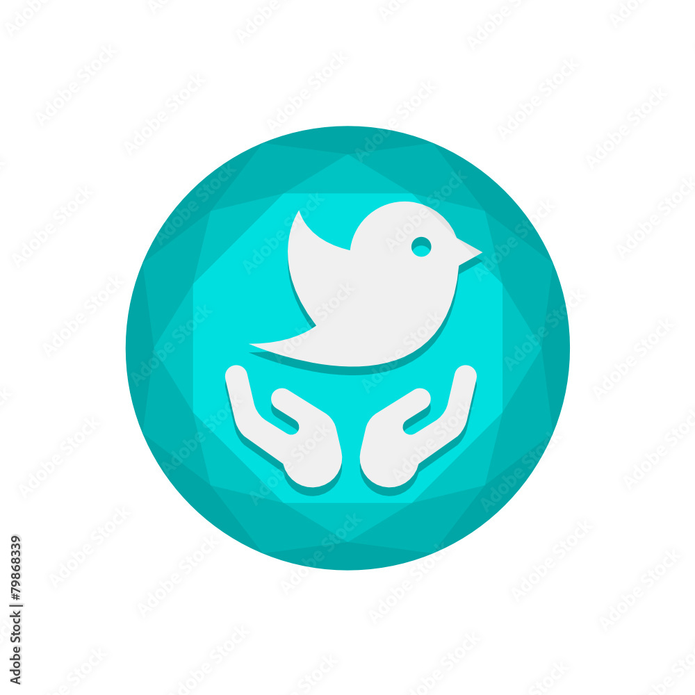 Obraz premium Vector Diamond Button 