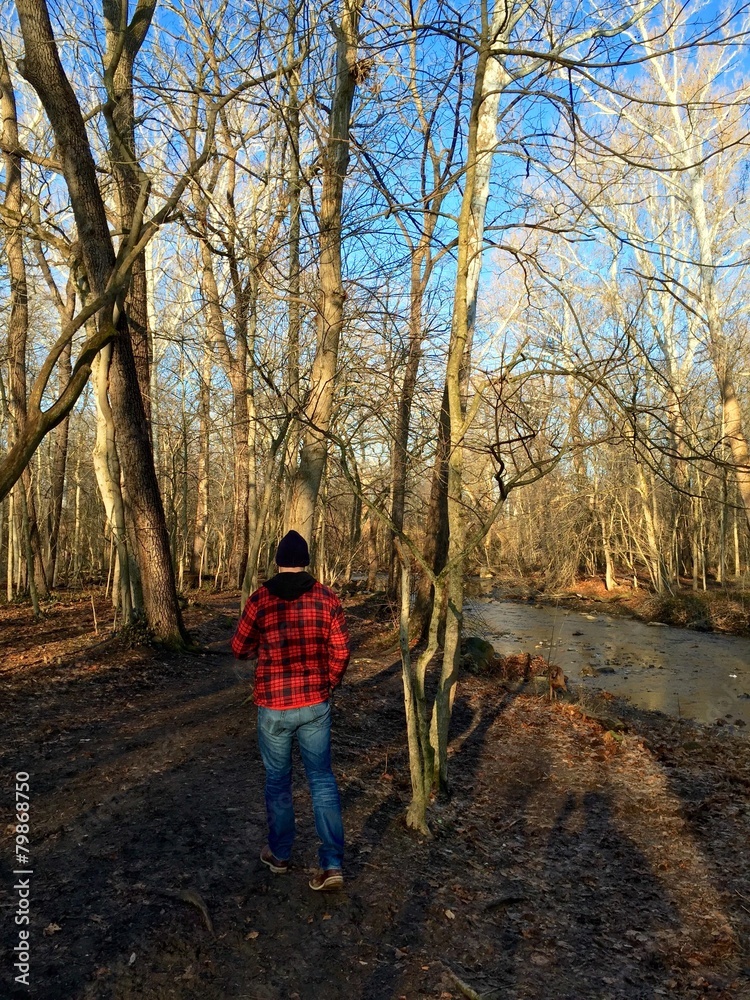 Fototapeta premium Early Spring Hike