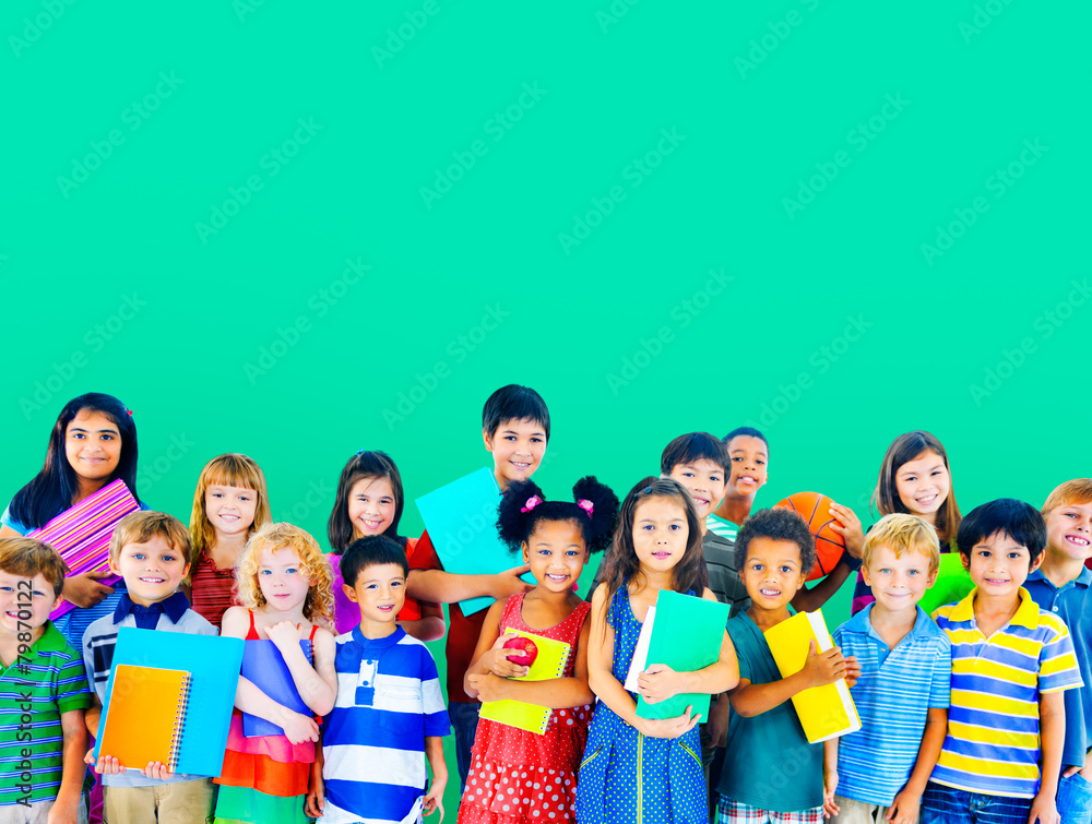 Children Cheerful Studying Education knowledge Concept Children Cheerful Studying Education knowledge Concept