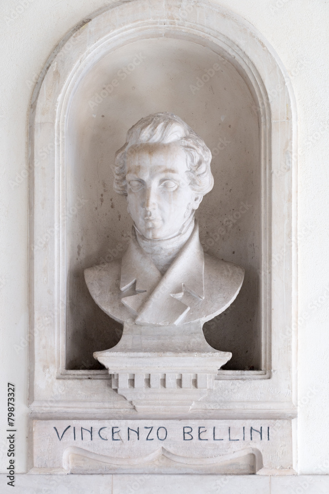 Obraz premium Statue of Vincenzo Bellini