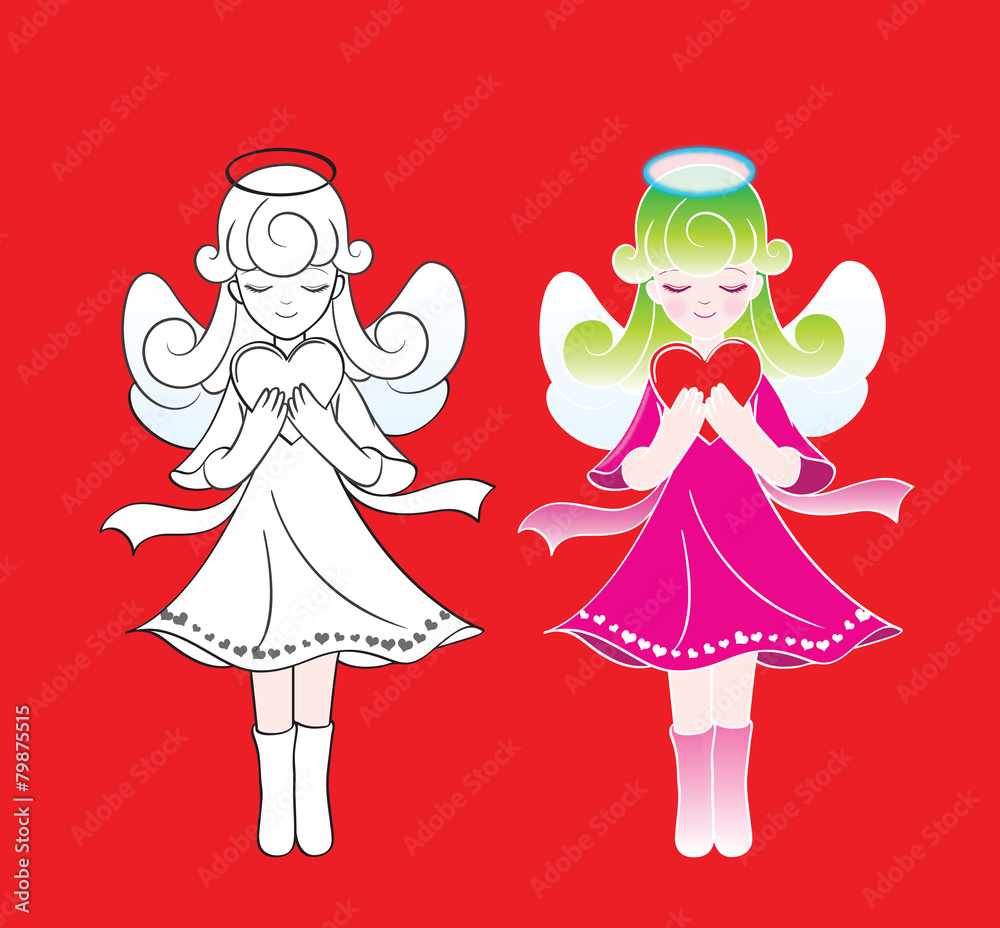 Valentine's Day cupid, Woman love