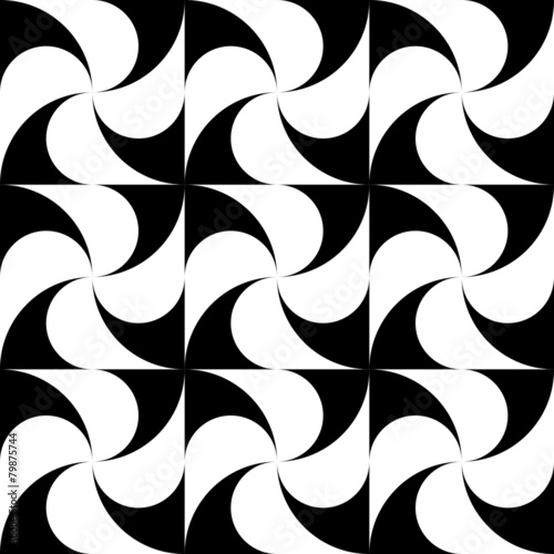 Seamless Curved Shape Pattern