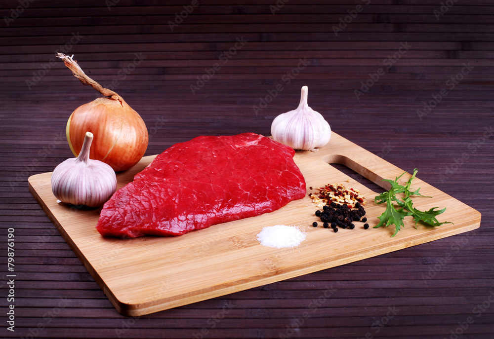 Grilled meat - Stock Image