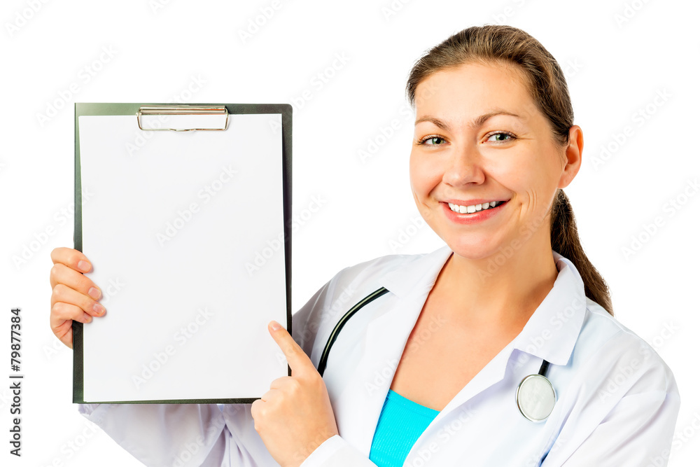 white poster for records and a health worker white poster for records and a health worker