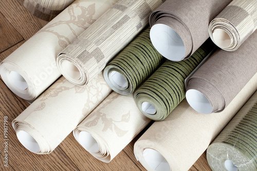 decorative finishing of walls of the apartment. tools