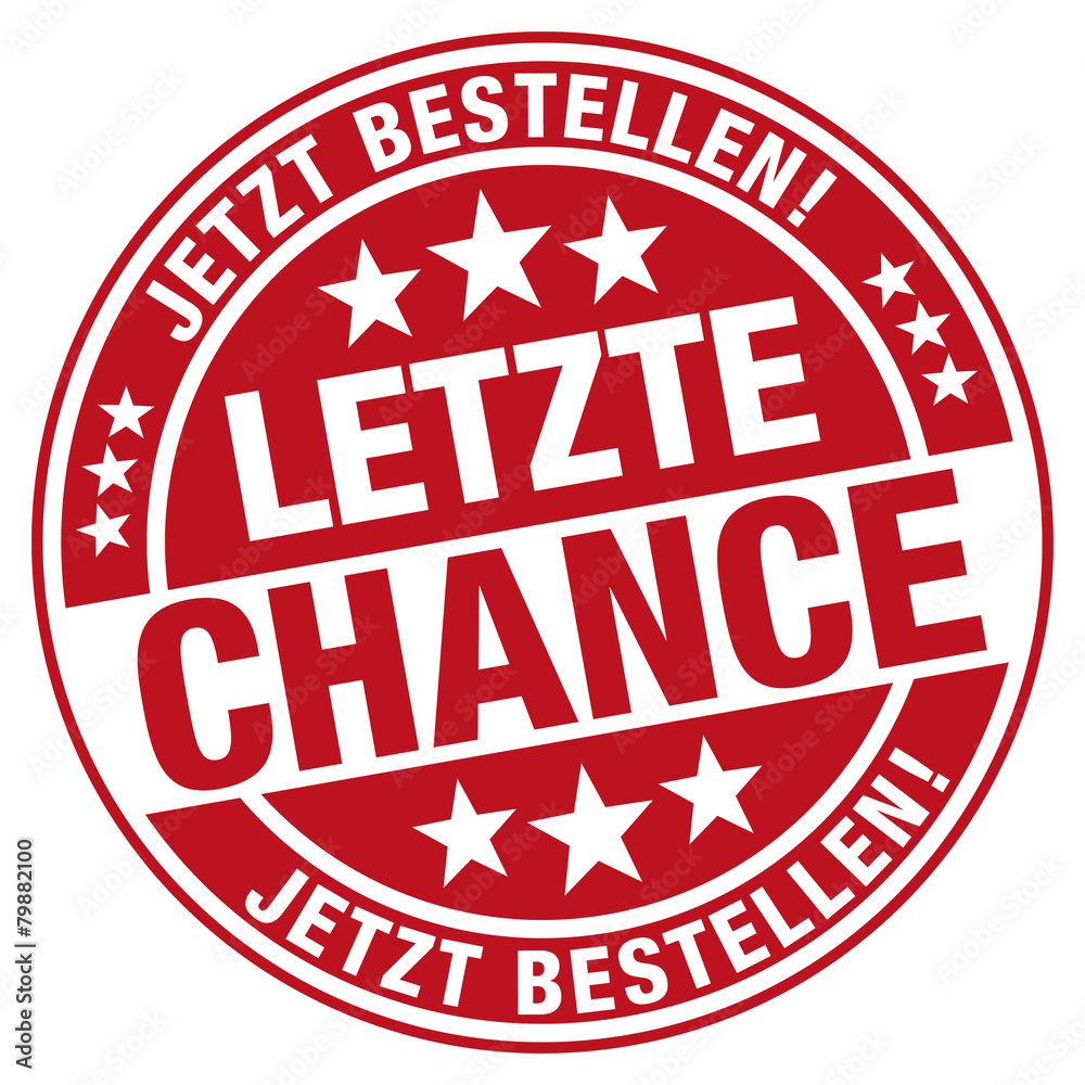 Letzte Chance jetzt bestellen! Adobe Stock