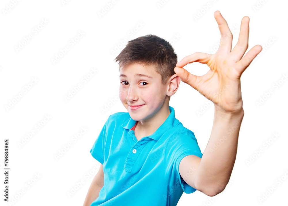 Portrait of a boy showing emotions Portrait of a boy showing emotions
