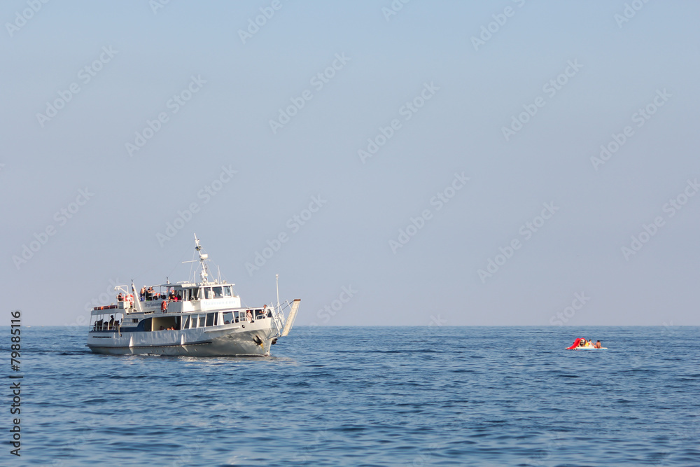 seascape, yacht