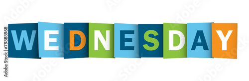 WEDNESDAY (icon symbol button)