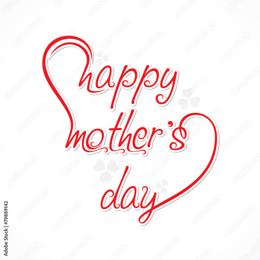 happy mother day design vector