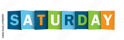 SATURDAY (icon symbol button)