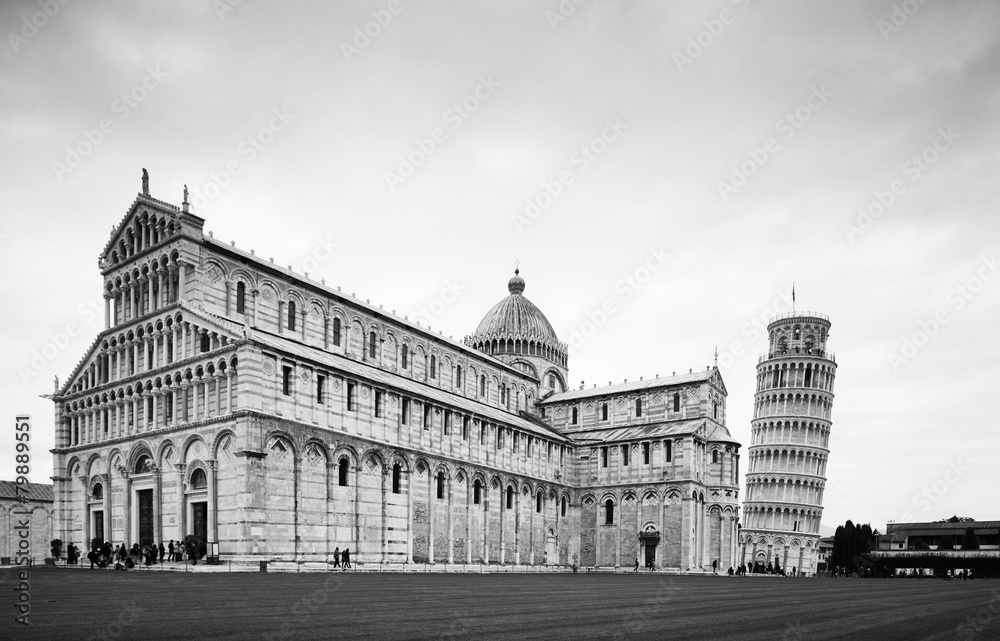 Leaning Tower of Pisa, Italy and the Cathedral