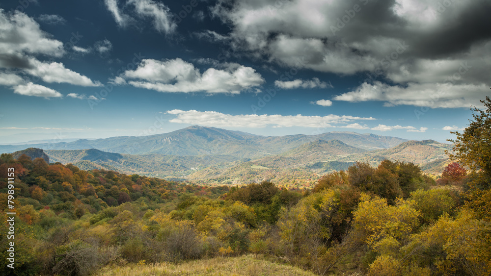Georgia valley, mountains
