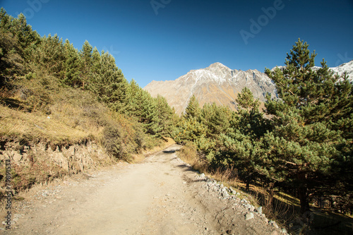 Georgia Caucasus mountains, tourism