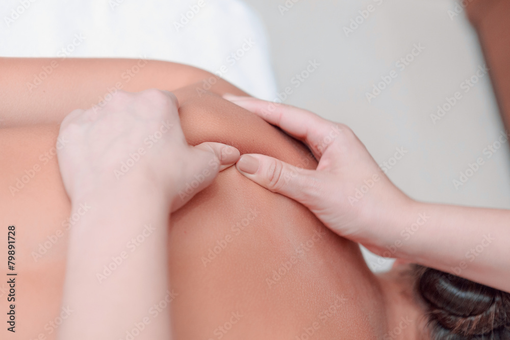 Beautiful young woman in spa Beautiful young woman in spa