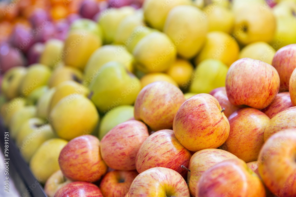 Fresh fruits on the market