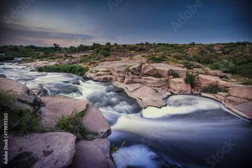 Rapids on the river