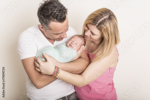Newborn Familien mit Baby