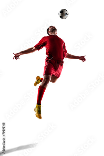 soccer player in action