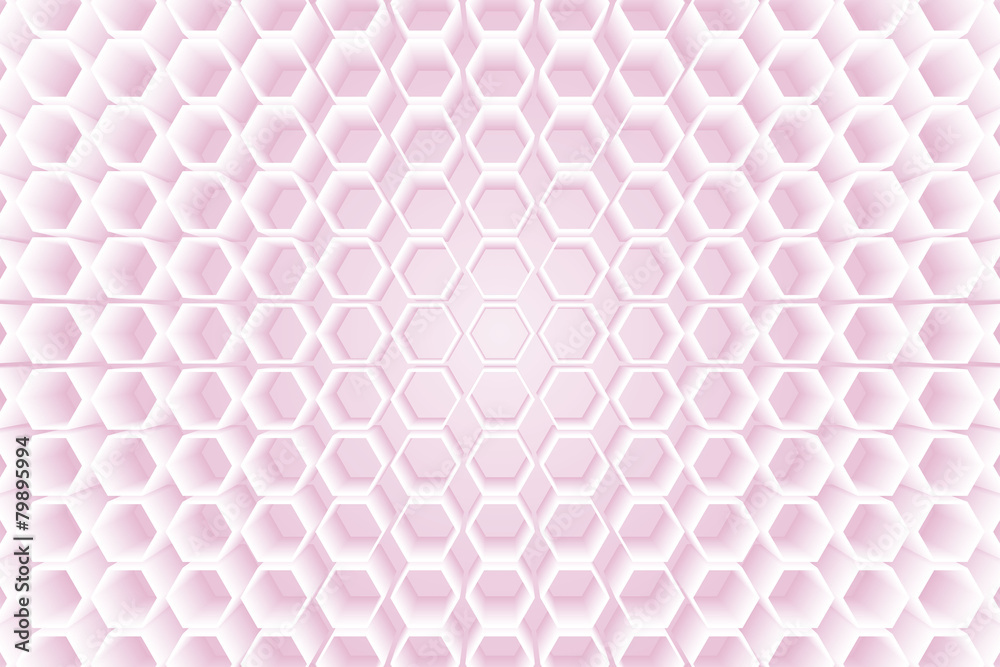 Fototapeta premium 背景素材壁紙,六角,六角形,正六角形,蜂の巣,ハニカム,ハニカム構造,立体,立体構造,3D,立体的