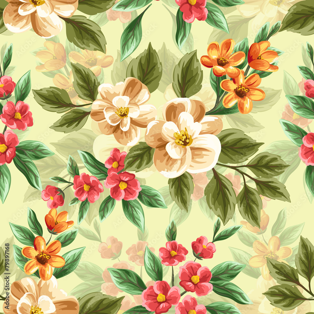 Floral seamless pattern