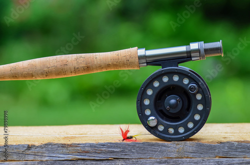 Flyfishing rod and reel