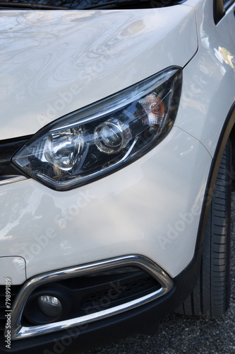 The Car headlights. An Exterior detail © OceanProd