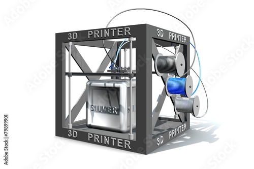 Zilver printen met driedimensionale printer