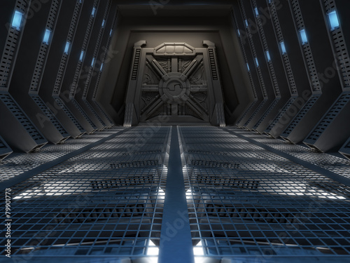 Futuristic interior