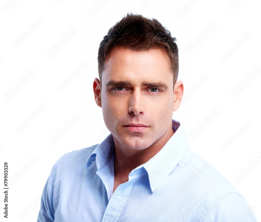 Young handsome man. Young handsome man.