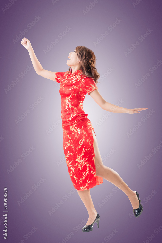 Chinese woman dress traditional cheongsam Chinese woman dress traditional cheongsam
