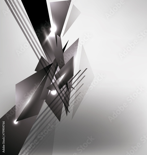 beautiful vector gray techno background