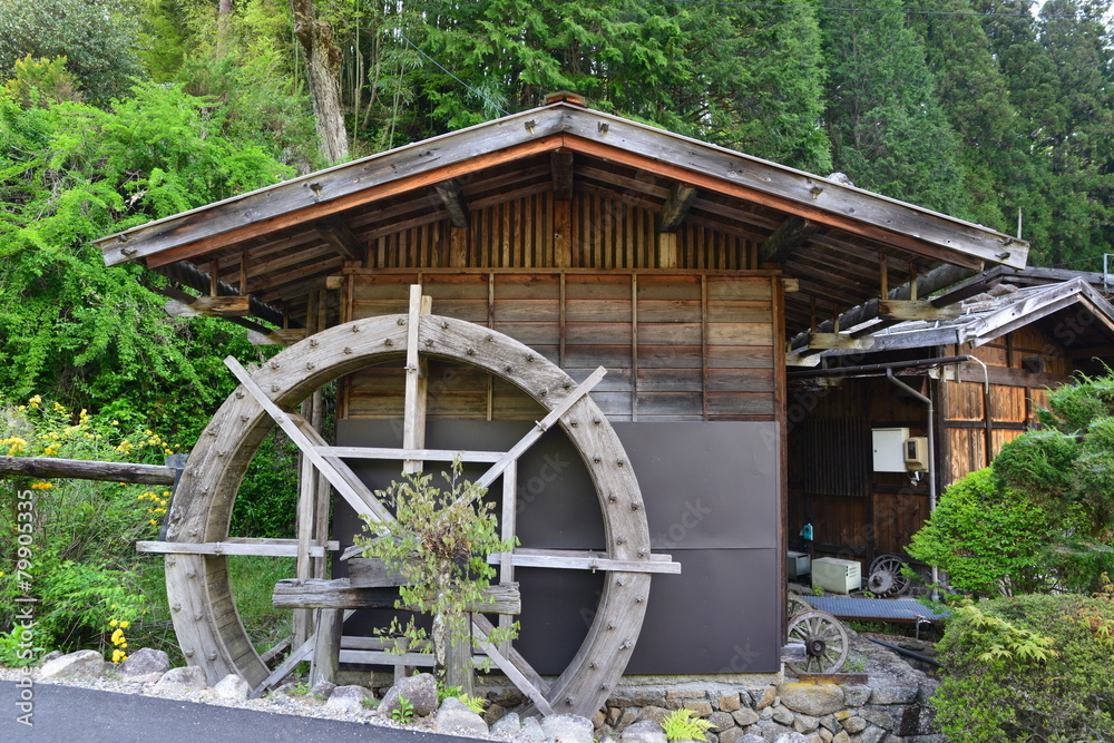 妻籠の水車