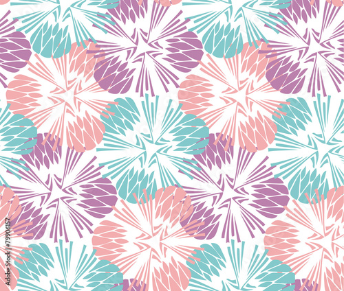 Stylish floral seamless pattern