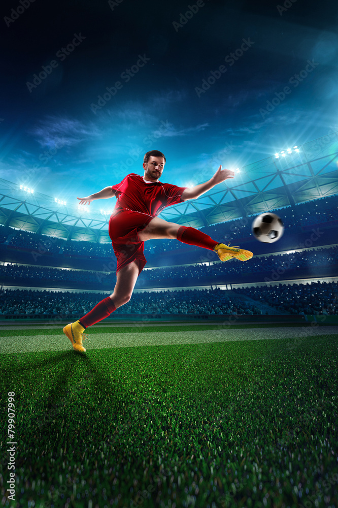 Obraz premium Soccer player in action